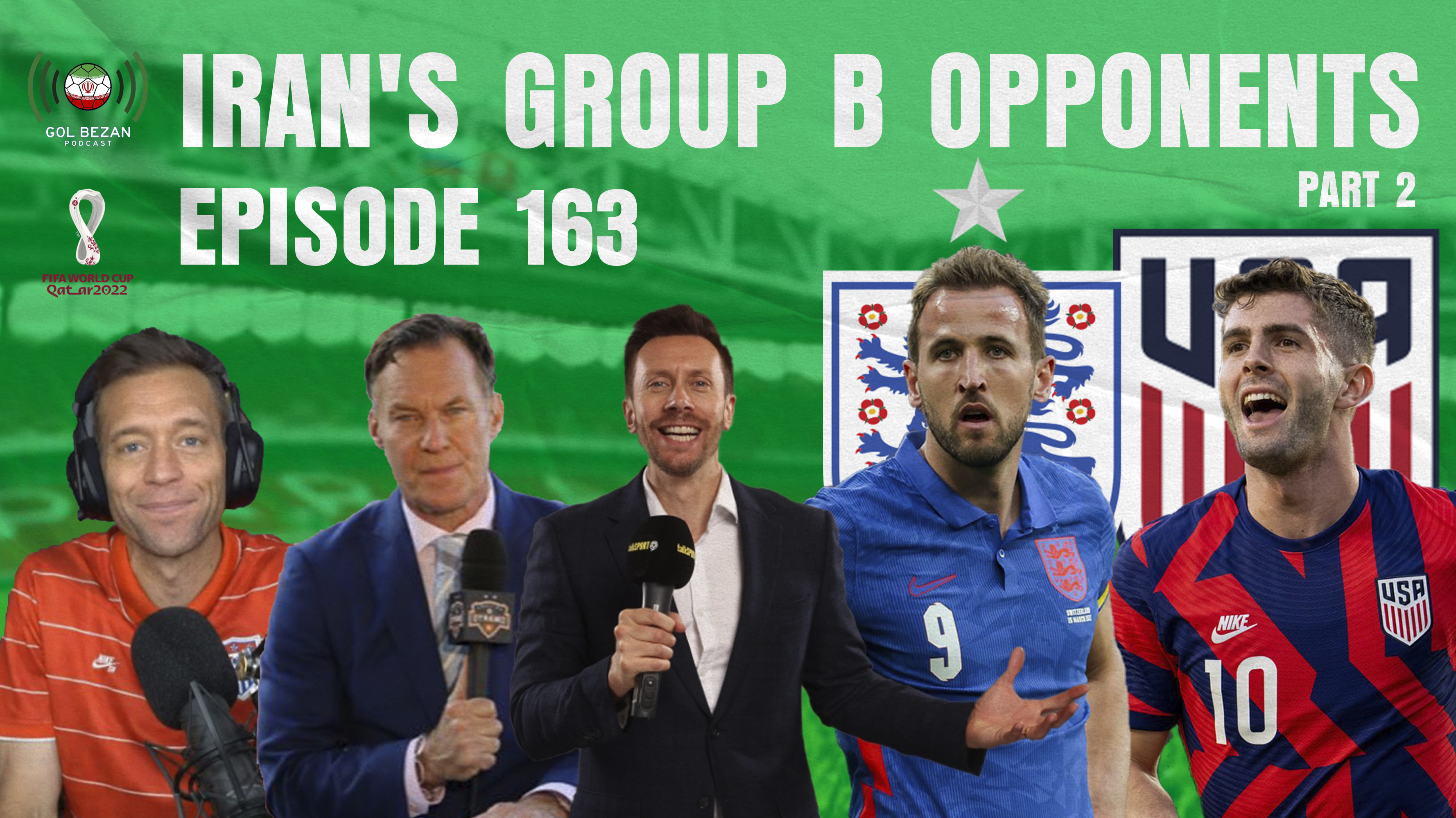 ENGLAND & USA | Iran's Group B Opponents Part 2 ft. Jimmy Conrad, Sam Matterface & Glenn Davis | 2022 FIFA World Cup