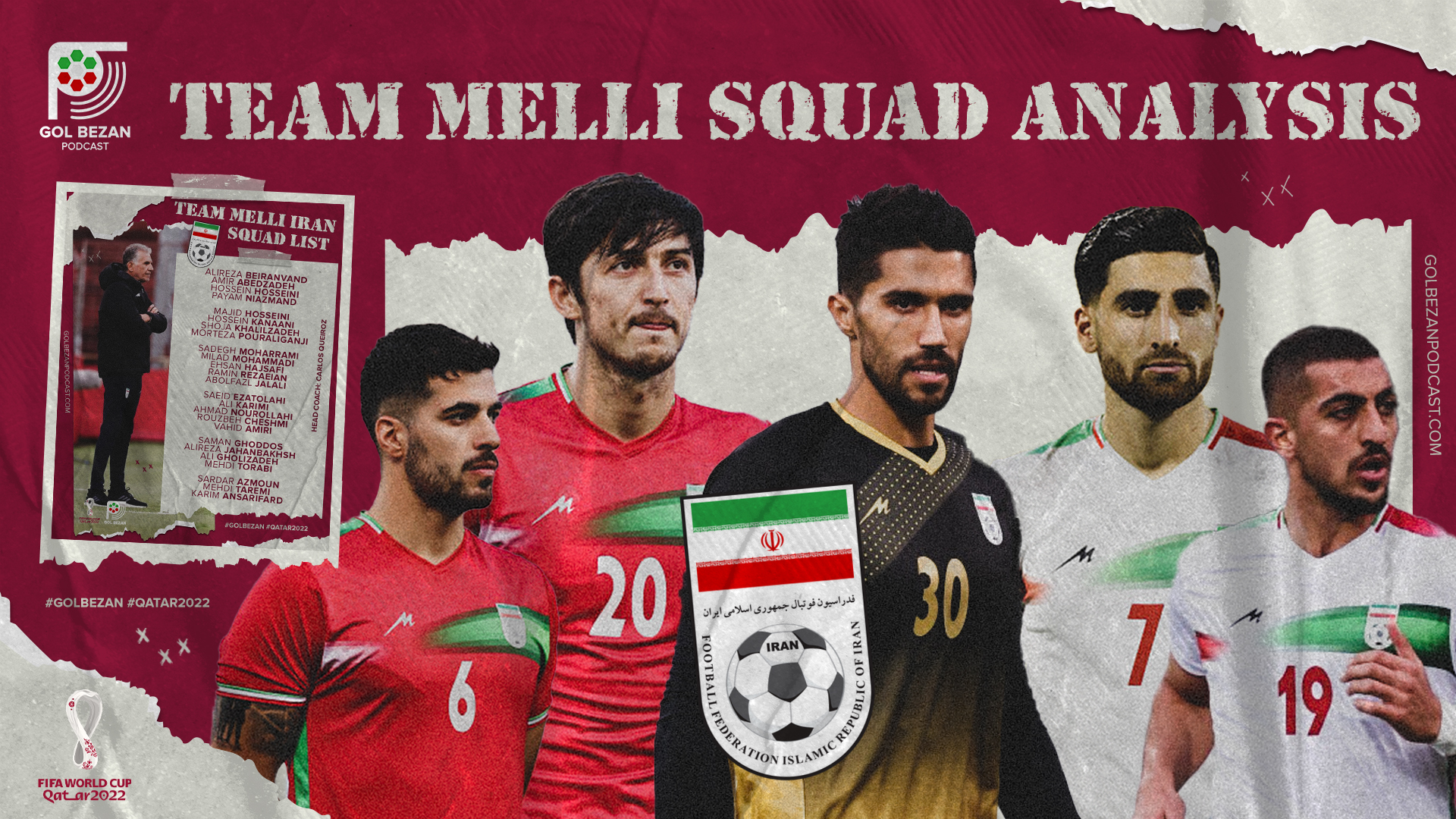 Team Melli Iran Squad Analysis | 2022 FIFA World Cup